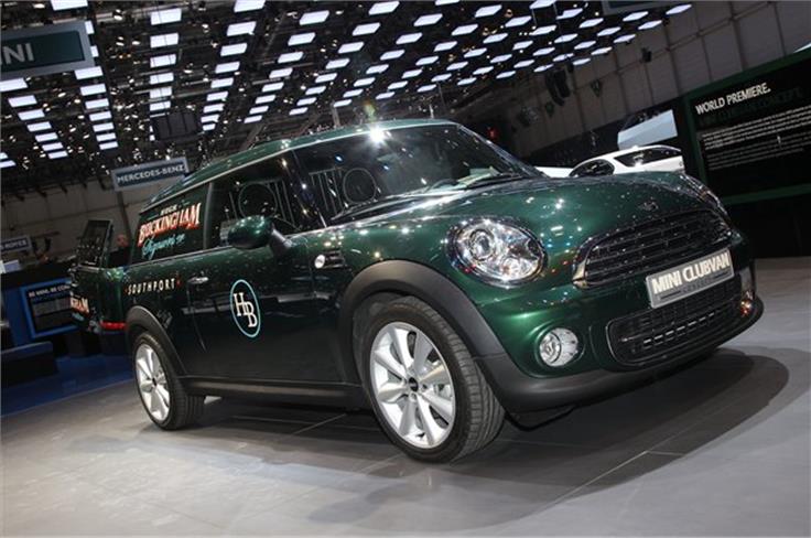 Mini Clubvan concept is a two-seat Clubman with extended load bay.